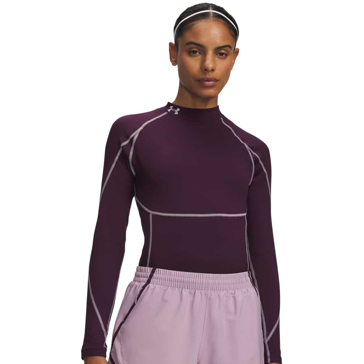 Cold Gear Elite Mock Damen Longsleeve Pflaume_526 | M