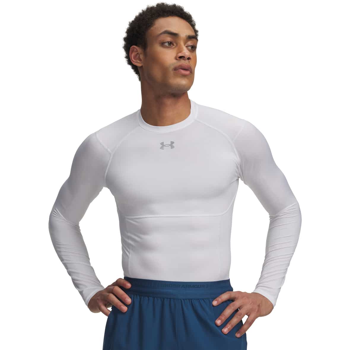 HeatGear Elite Comp  Herren Longsleeve Weiß_100 | XL