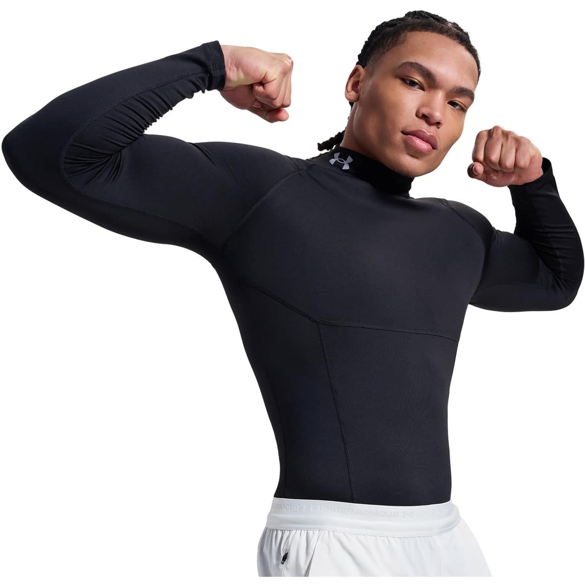 Cold Gear Elite Mock Damen Longsleeve Schwarz_008 | L