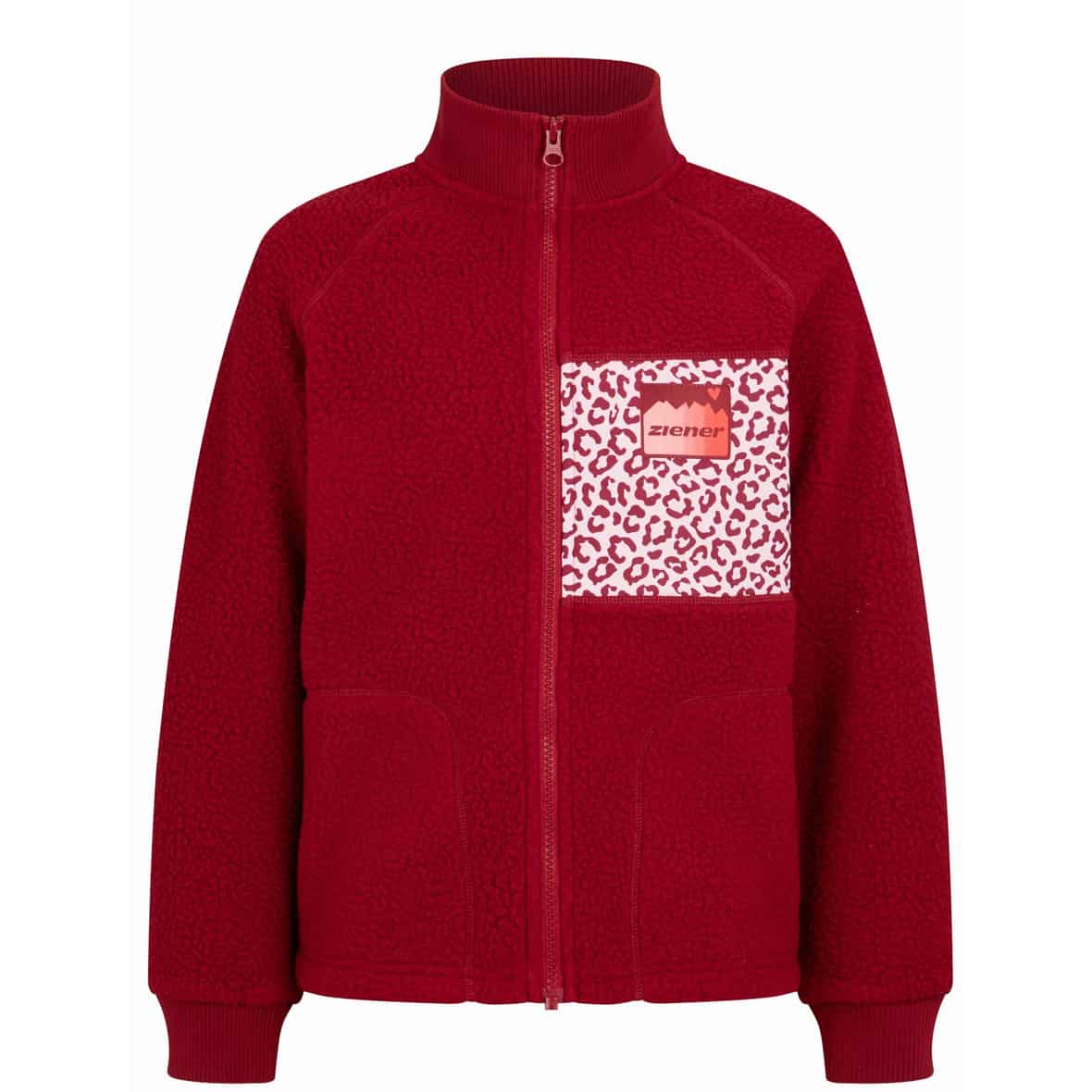 Judito-Z Midlayer Kinder Fleecejacke Rot_771 | 116