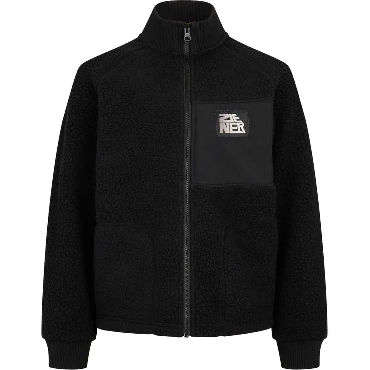 Judito-Z Midlayer Kinder Fleecejacke Schwarz_12 | 116