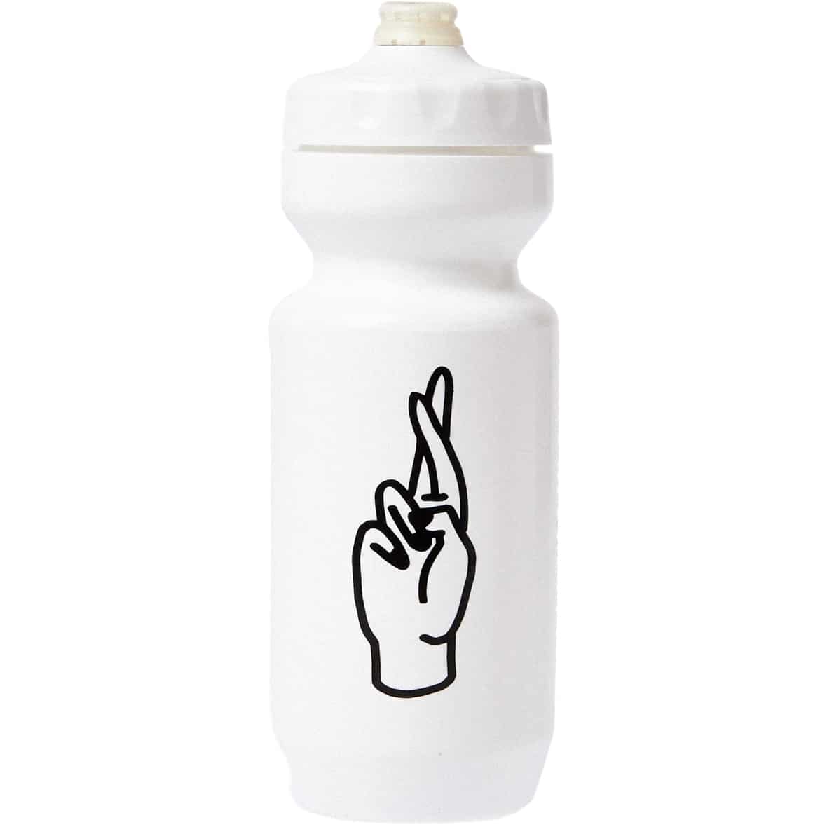 Bidon Trinkflasche Weiß_ALL WHITE | one size