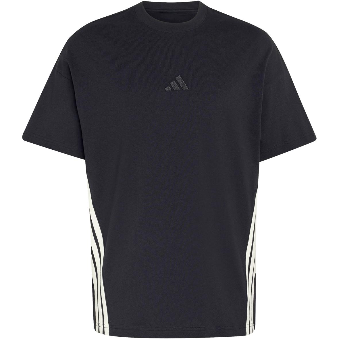 Kit 3-Stripes Herren T-Shirt Schwarz_000__BLACK/OWHITE | L