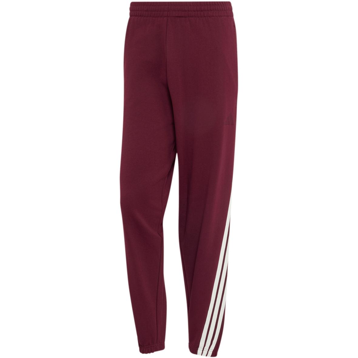 3-Stripes Regular Cuffed Herren Trainingshose Dunkelrot_000__MAROON/OWHITE | S