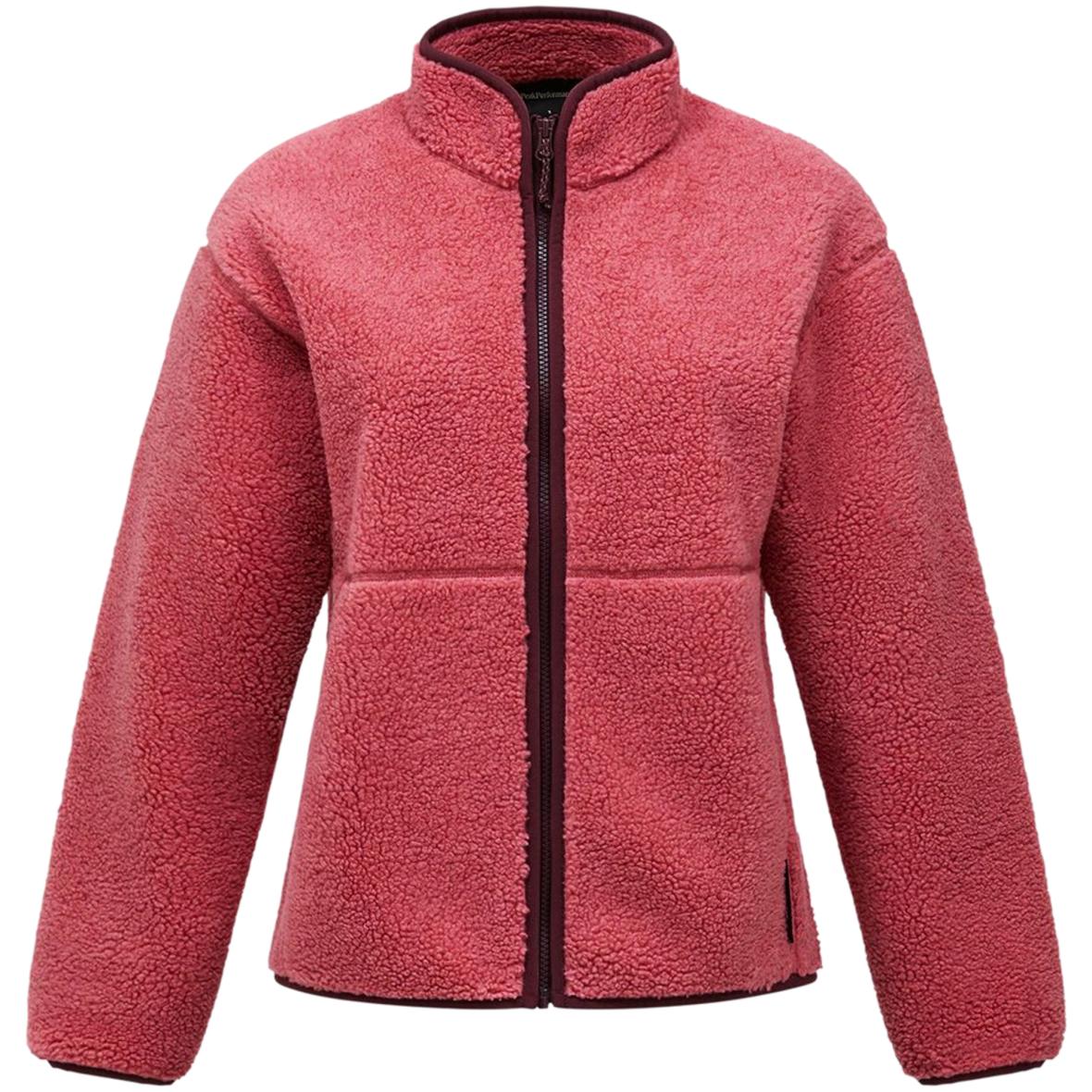 Solid Pile Damen Fleecejacke Pink_040__MOUNTAIN BLU | L