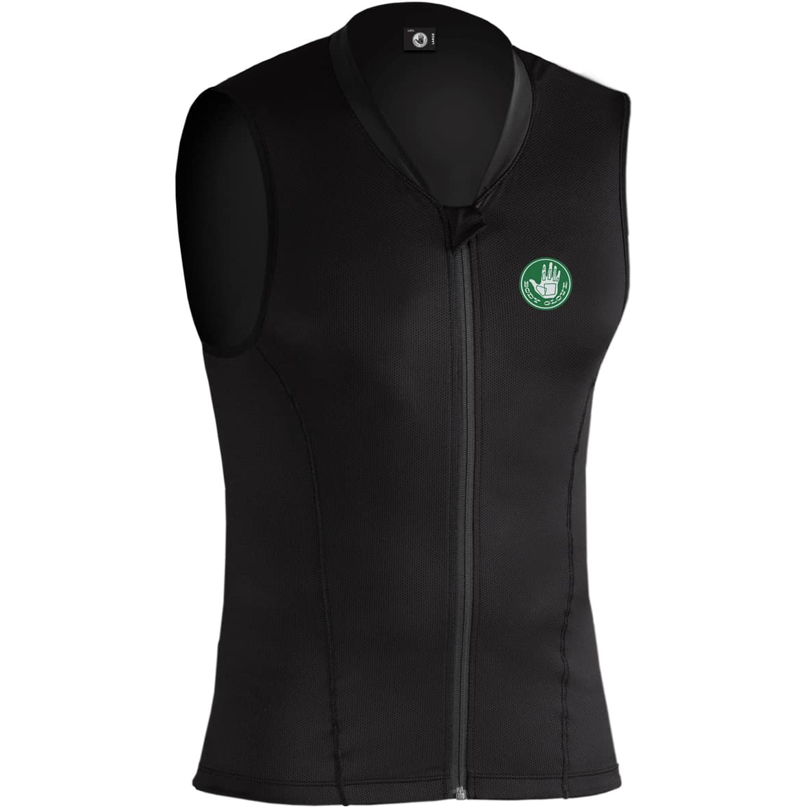 Lite Pro Weste Herren Rückenprotektor Schwarz_BLACK/GREEN | S