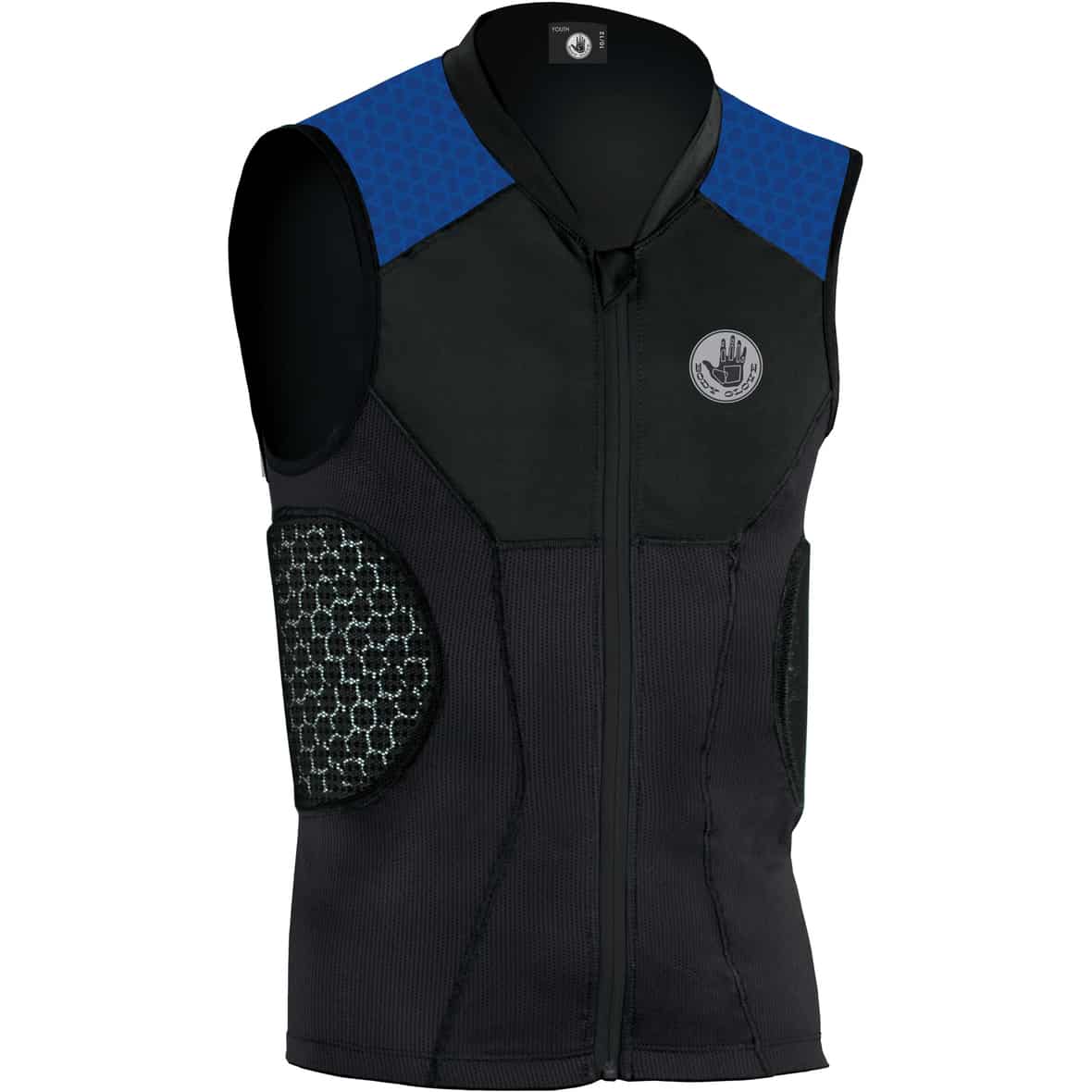 Power Pro Weste Kinder Rückenprotektor Schwarz_BLACK/BLUE | S