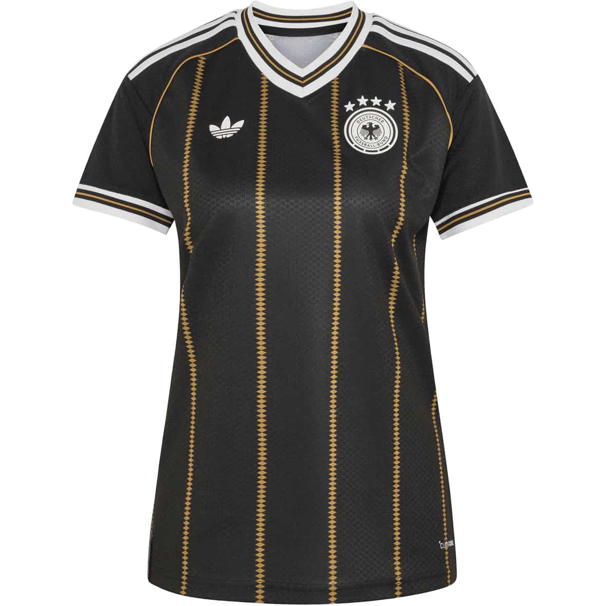 Deutschland 26 Ausweichtrikot Damen Fußballtrikot Schwarz_000__BLACK | M