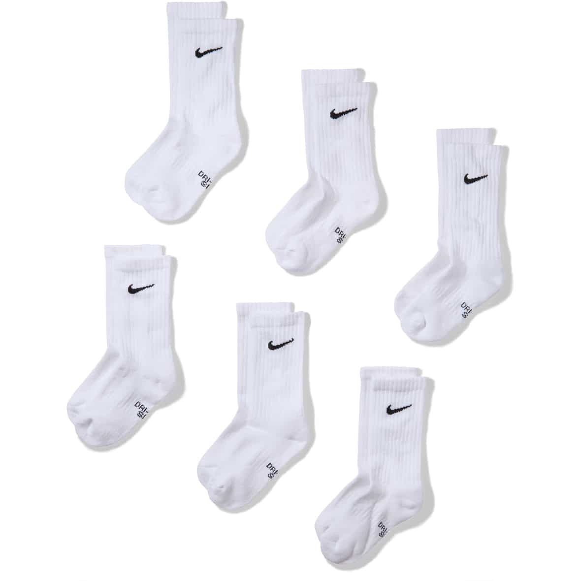 6er-Pack Kinder Socken Weiß_100__WHITE/BLACK | M