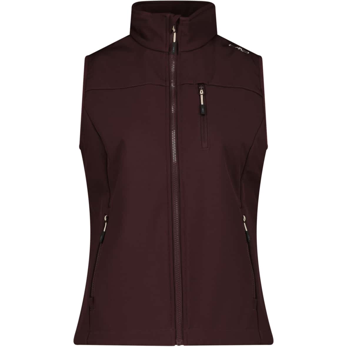 Softshell Damen Weste Dunkelrot_C595 | 34