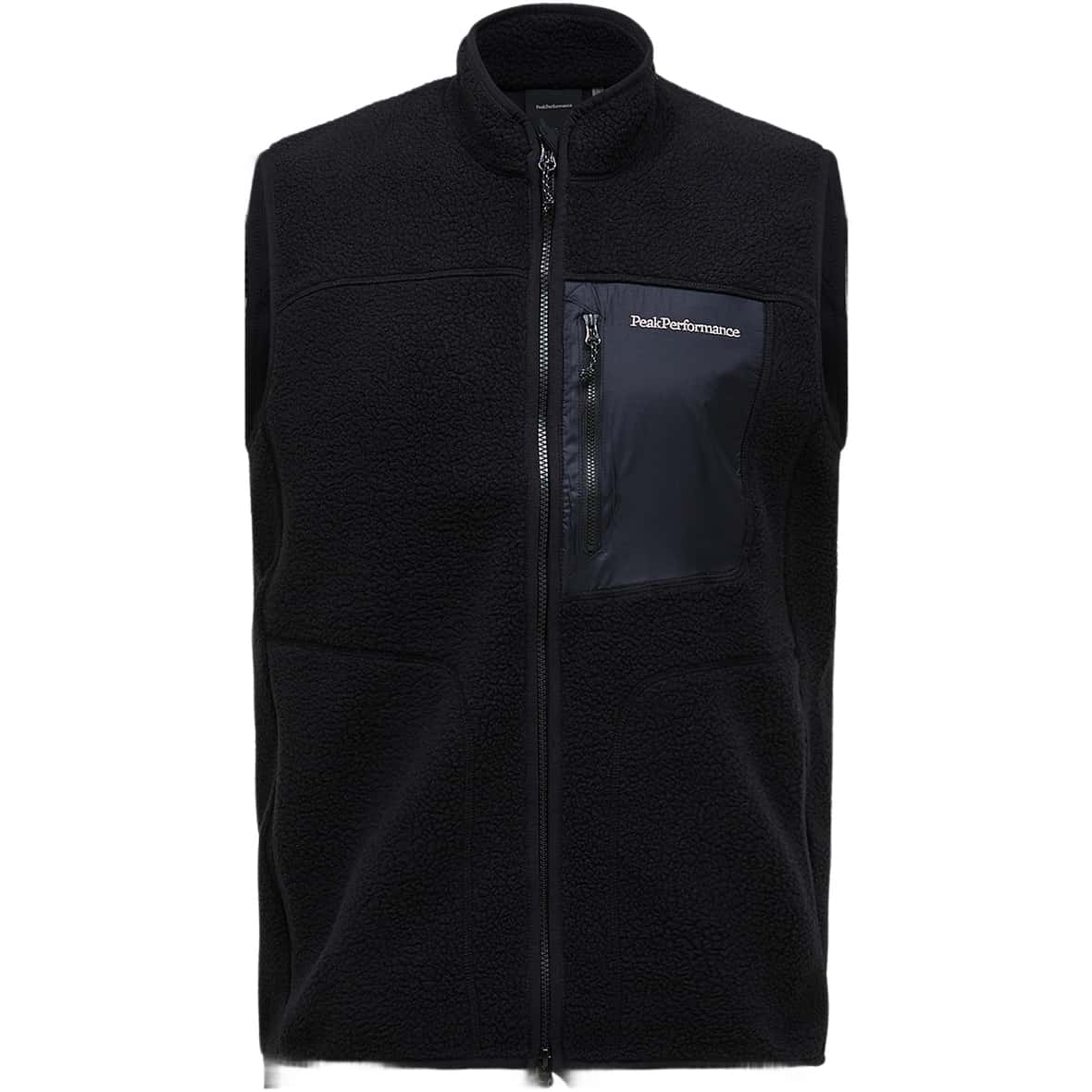 Nature Rush Pile  Herren Fleeceweste Schwarz_020__BLACK/BLACK/ | L