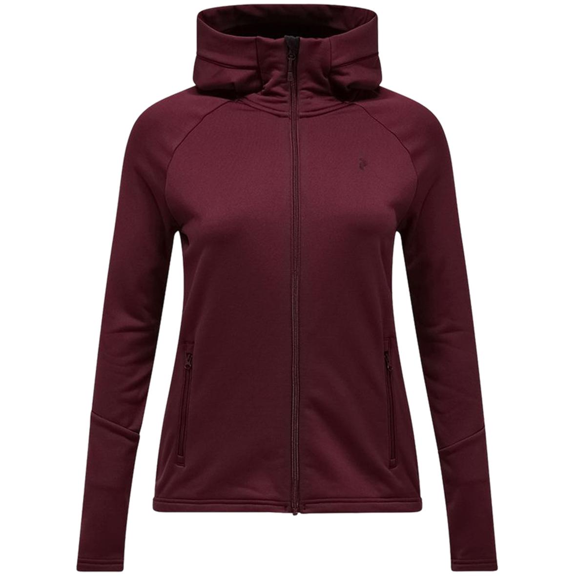 Rider Essentials  Damen Fleecejacke Dunkelrot_210 | XS