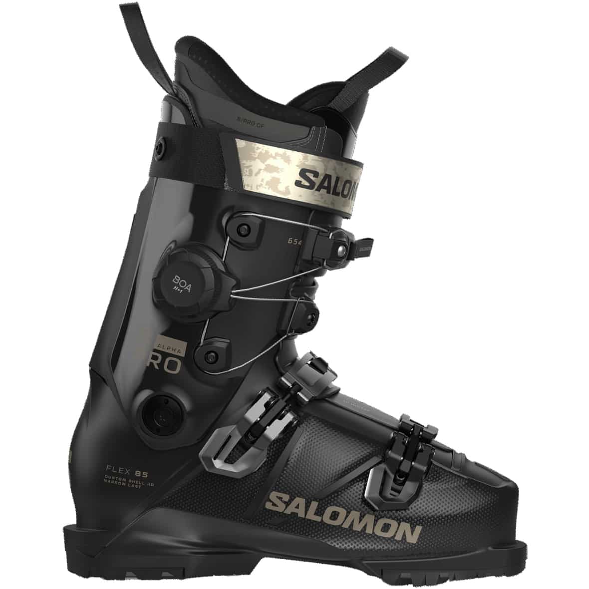 S/PRO ALPHA C BOA 85 26/27 Damen Alpin Skischuhe Schwarz_BLACK/DARK GREY M | 23
