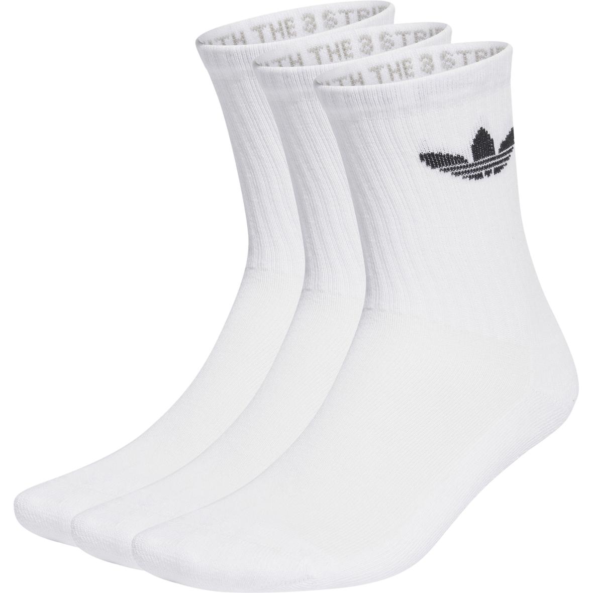 3er-Set Trefoil Cushion Crew Tennissocken Weiß_000__WHITE | XS