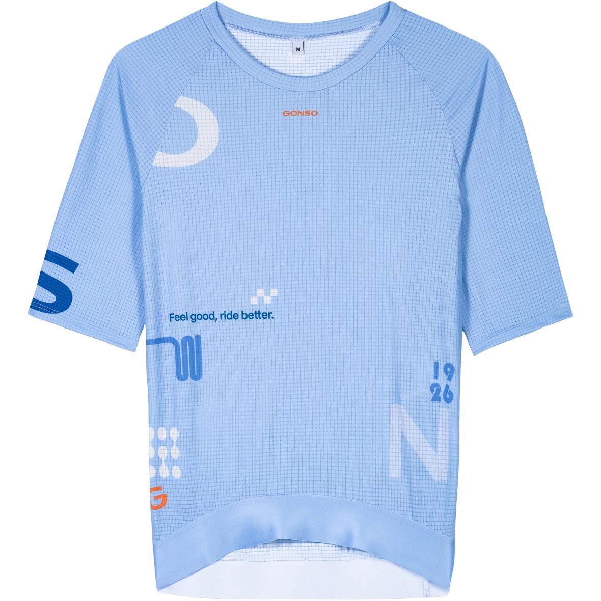 Radtrikot-1/2-FZ Herren Radtrikot Hellblau_M20385 | M