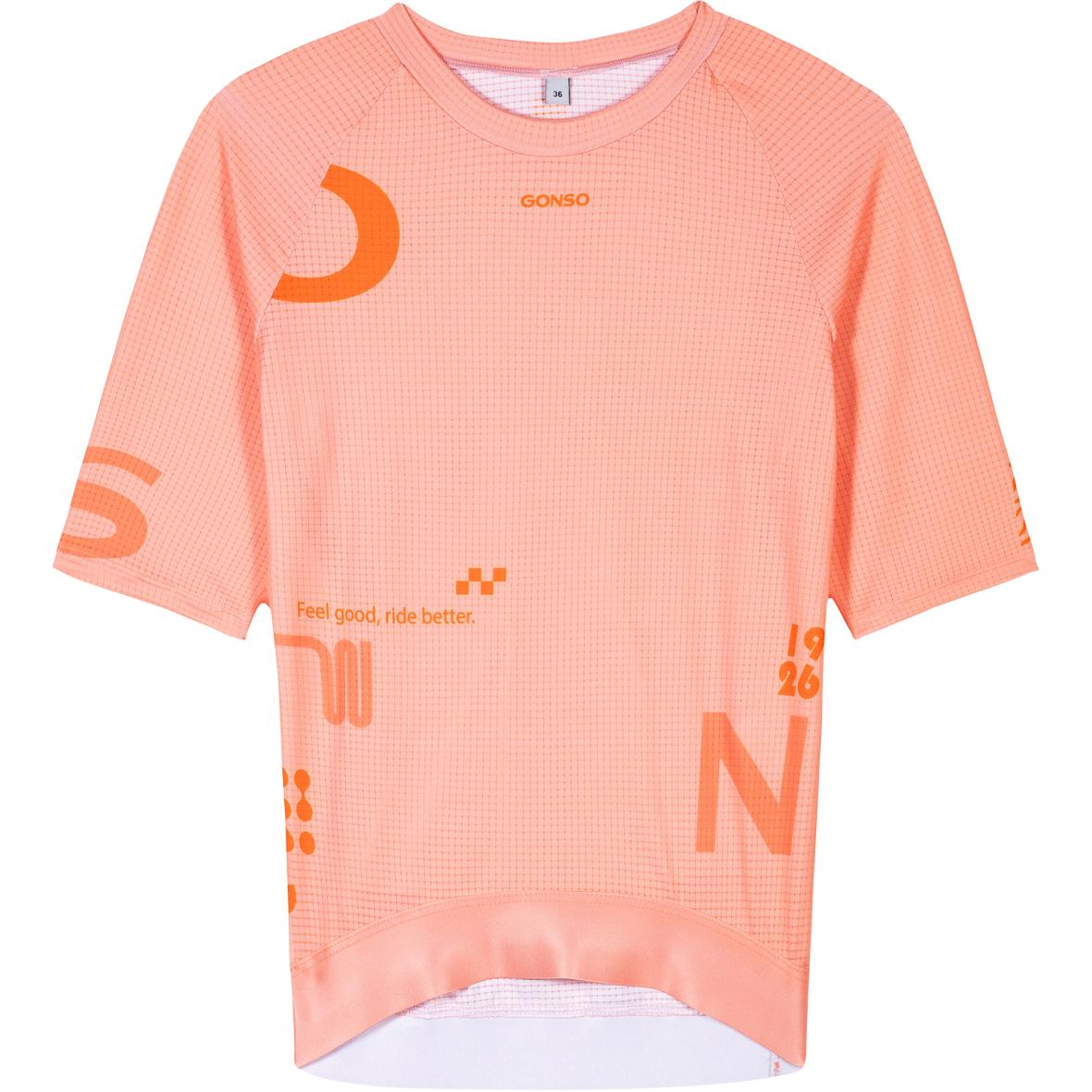 Radtrikot-1/2-FZ Damen Radtrikot Hellrot_M21029 | 34