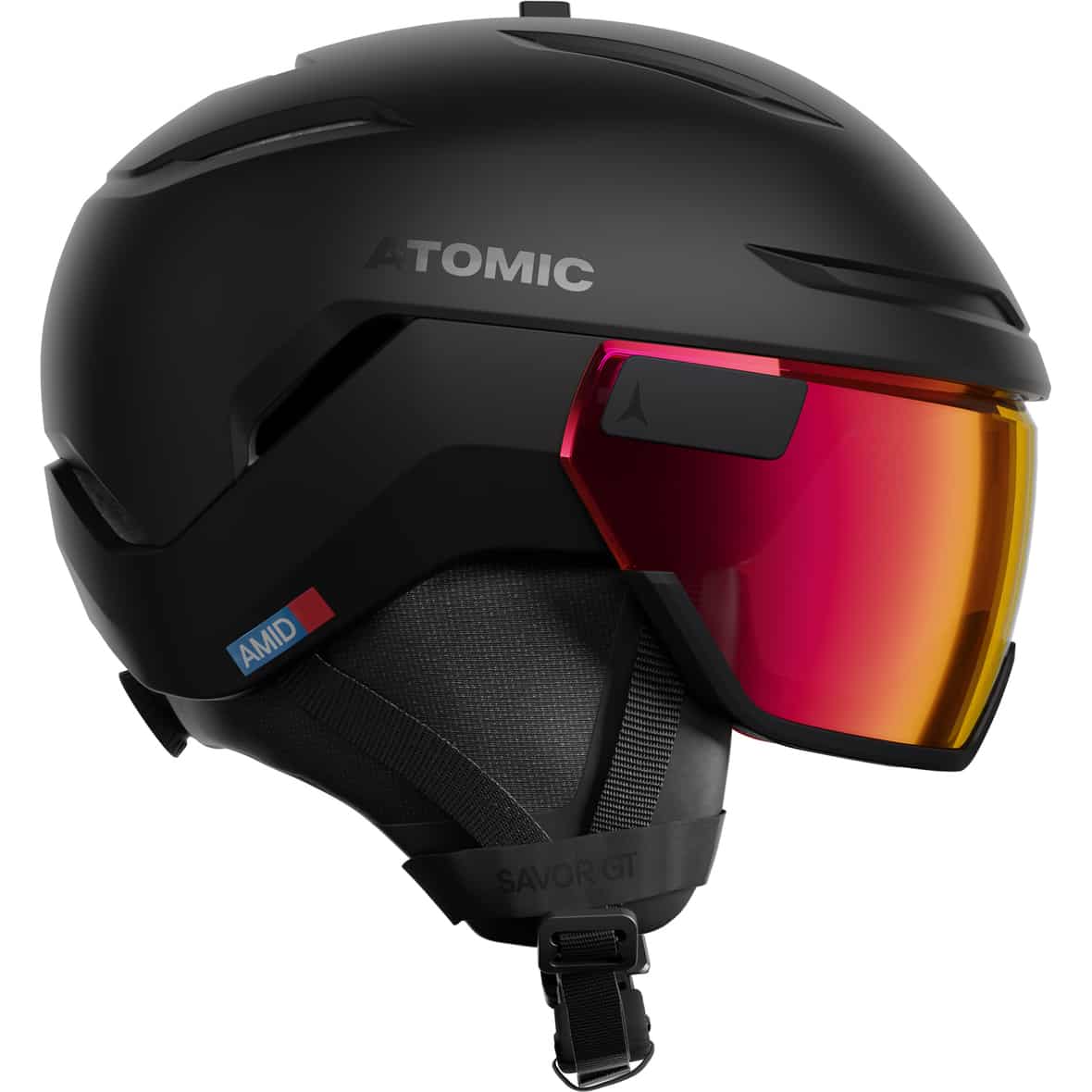 SAVOR GT AMID VISOR PHOTO Skihelm Schwarz_BLACK | 51-55