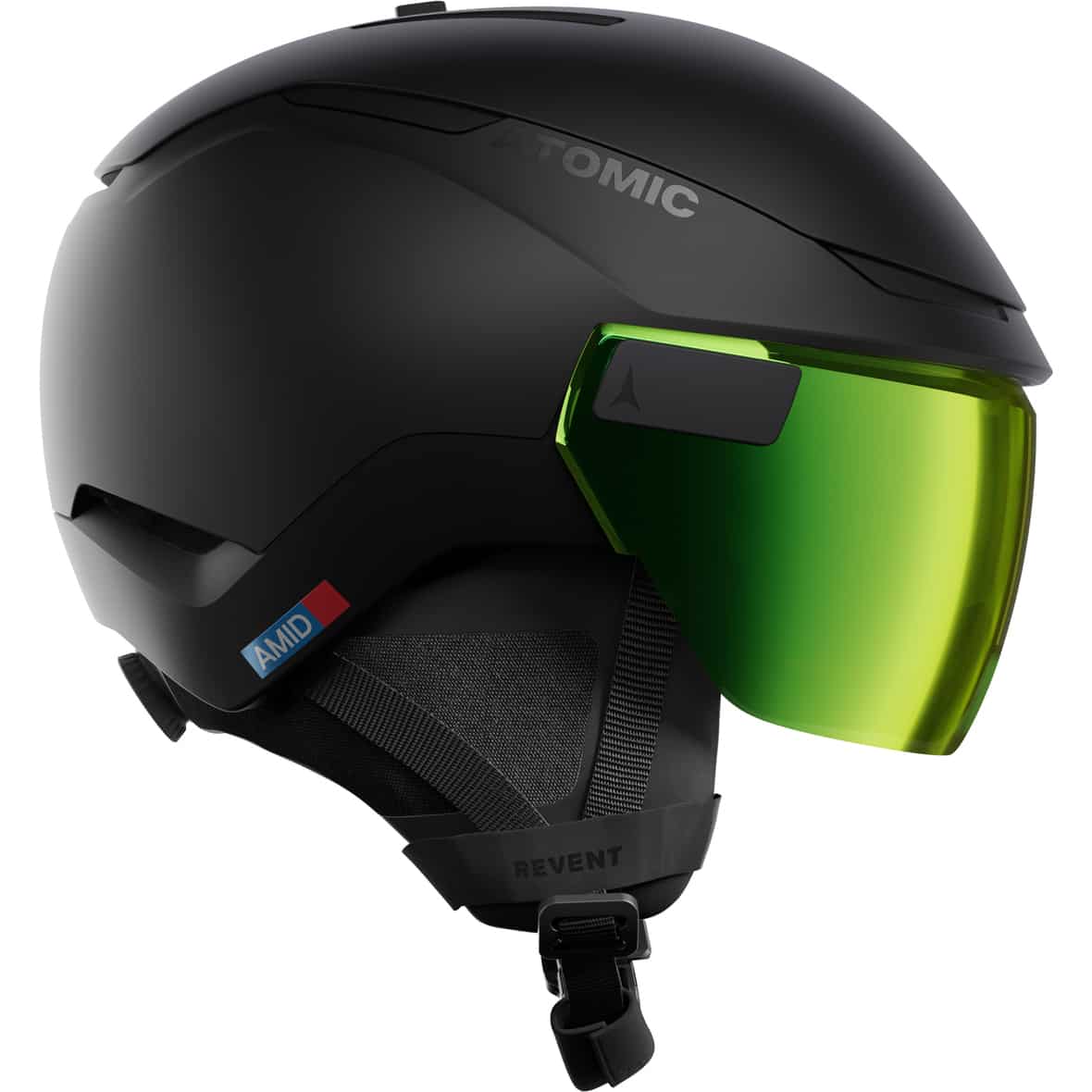 REVENT GT AMID VISOR HD PHOTO Skihelm Schwarz_BLACK | 51-55