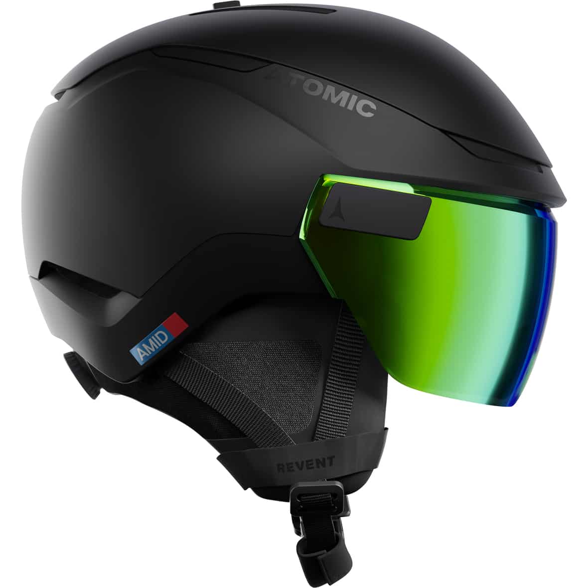REVENT GT AMID VISOR HD Skihelm Schwarz_BLACK | 51-55