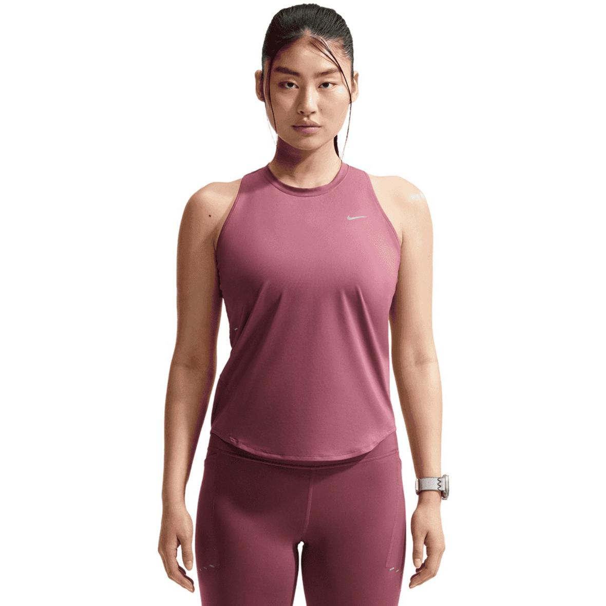 Swift Dri-Fit Tank Damen Laufshirt Pink_654__PINK SMOKE/REFLECTIVE SILV | XL