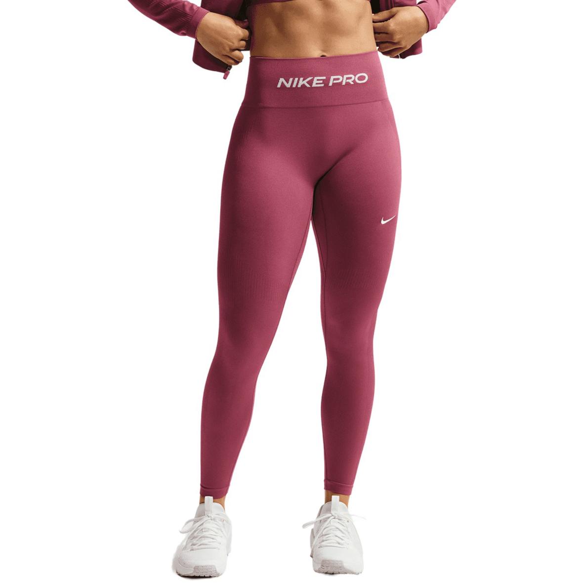 Pro Seamless Damen Leggings Pink_654__PINK SMOKE/WHITE | XL