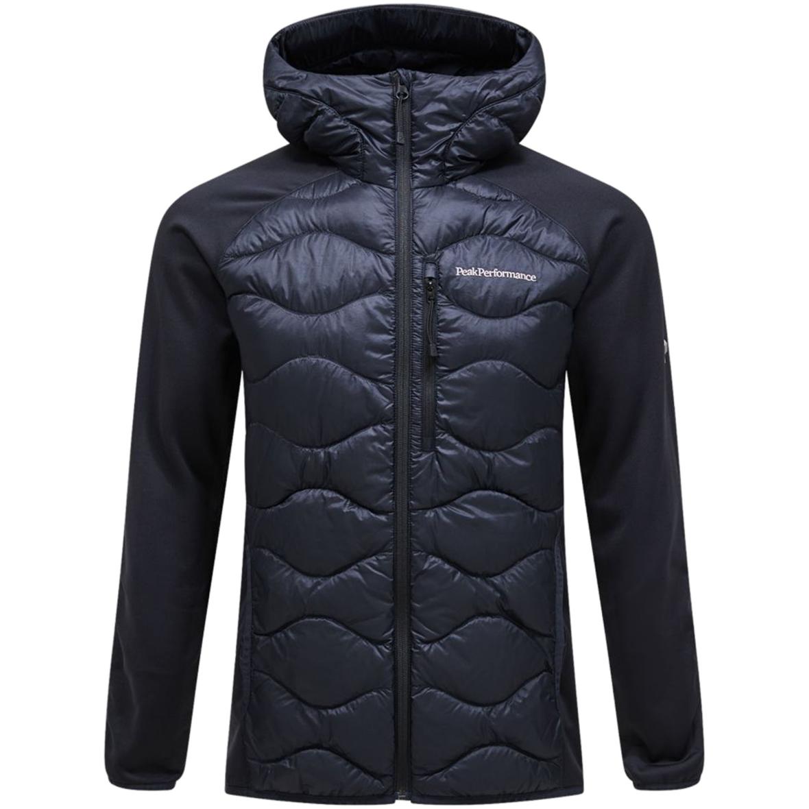 Helium Down Hybrid Hood Herren Daunenjacke Schwarz_020__BLACK | S
