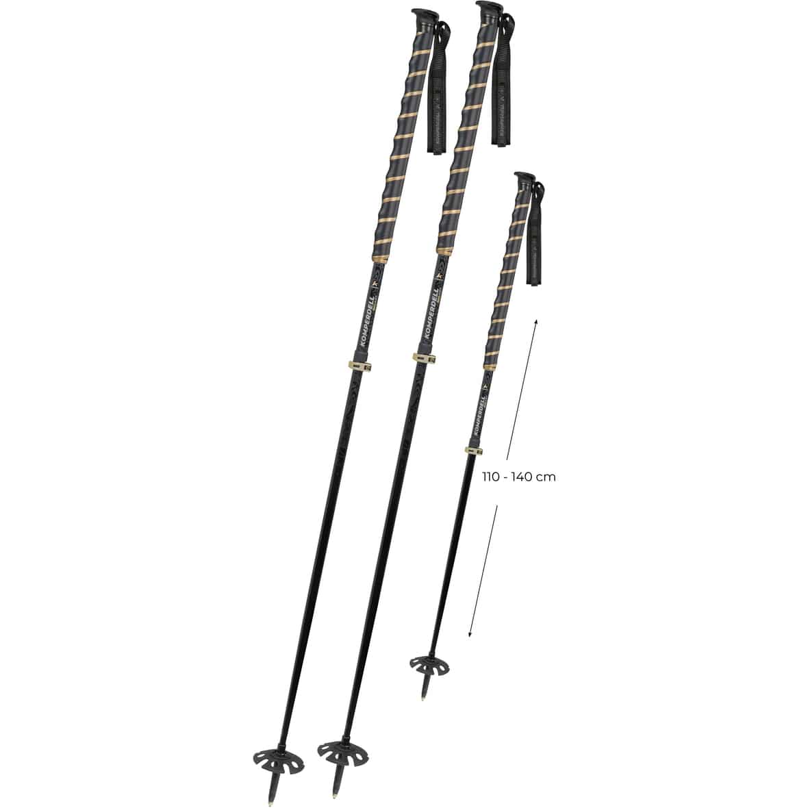 Big Art Carbon Vario Skistöcke Schwarz_10__BLACK/BLACK W | PAAR