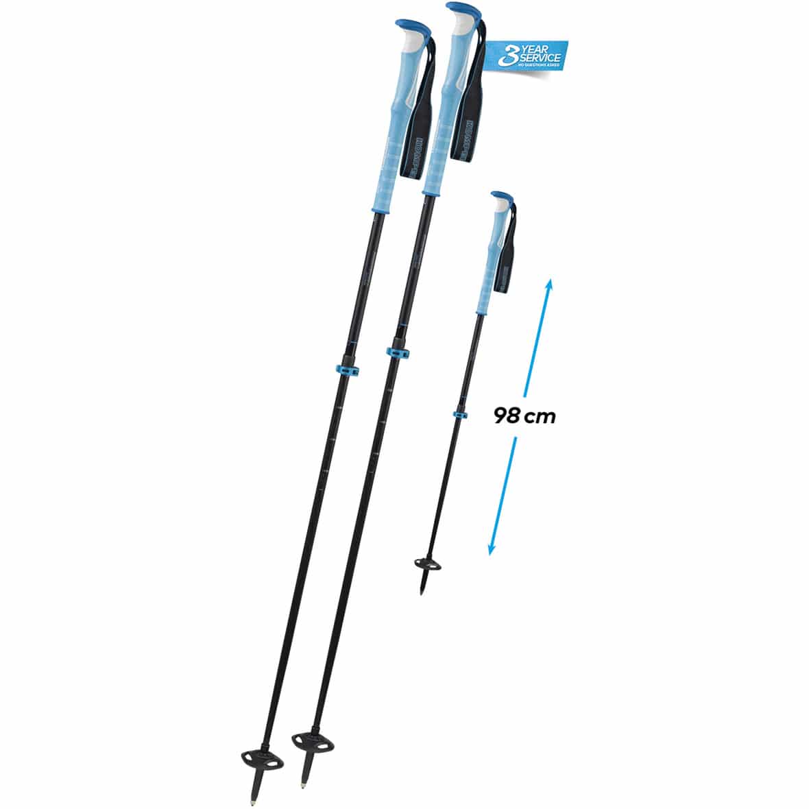 Carbon C7 Skitourenstöcke Blau_2__BLUE | PAAR