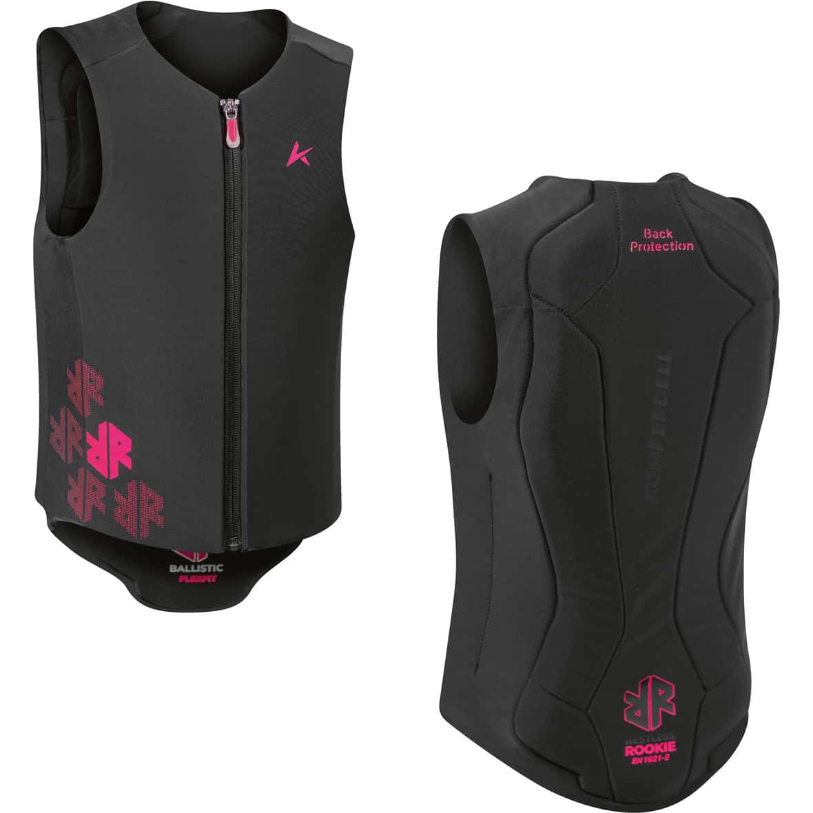 Ballistic Flex Fit Pro Kinder Rückenprotektor Schwarz_209__BLACK/PINK | 116