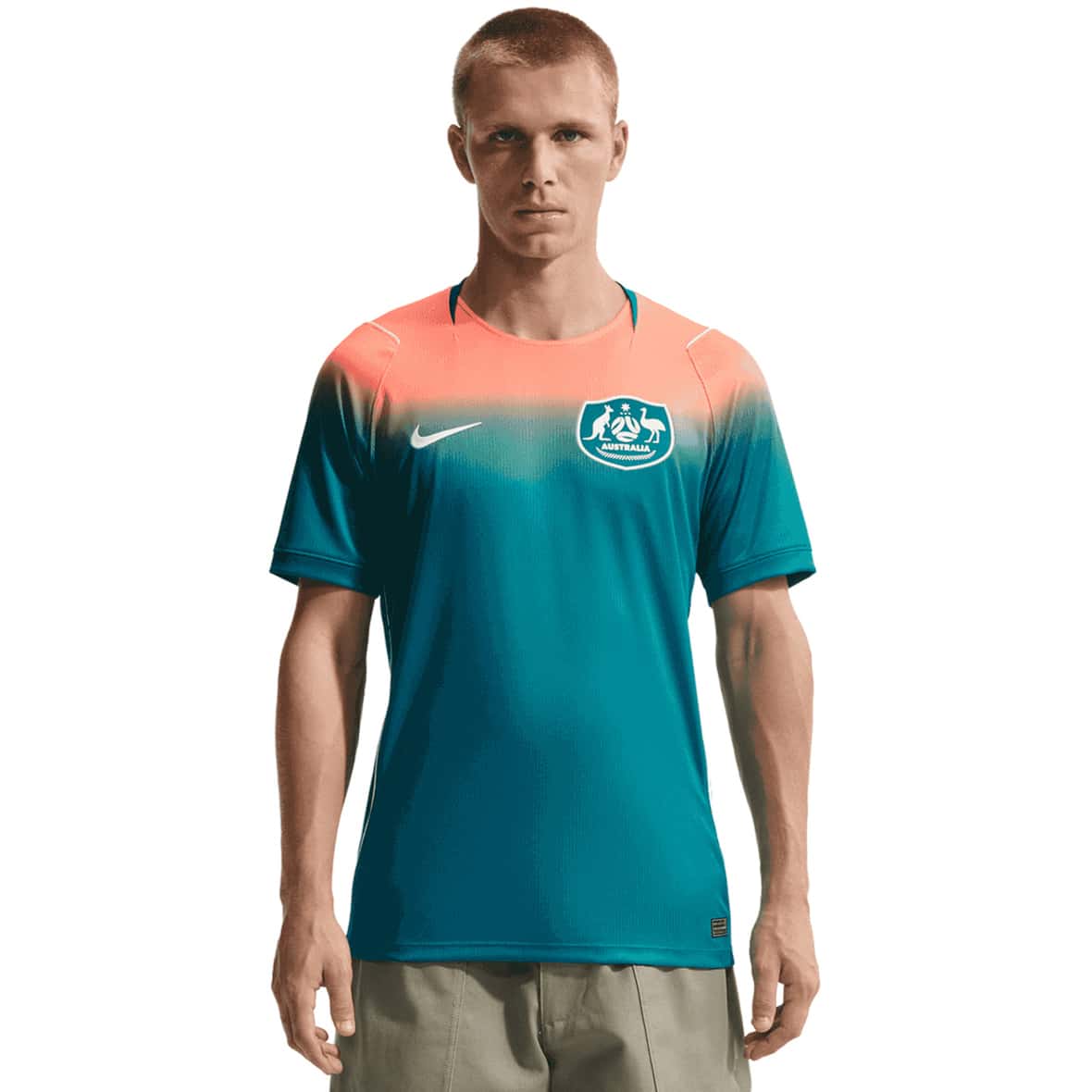 Australien 2026 Auswärts Herren Fußballtrikot Grün_367__BRIGHT SPRUCE/ORANGE PULSE/WHITE/WH | S