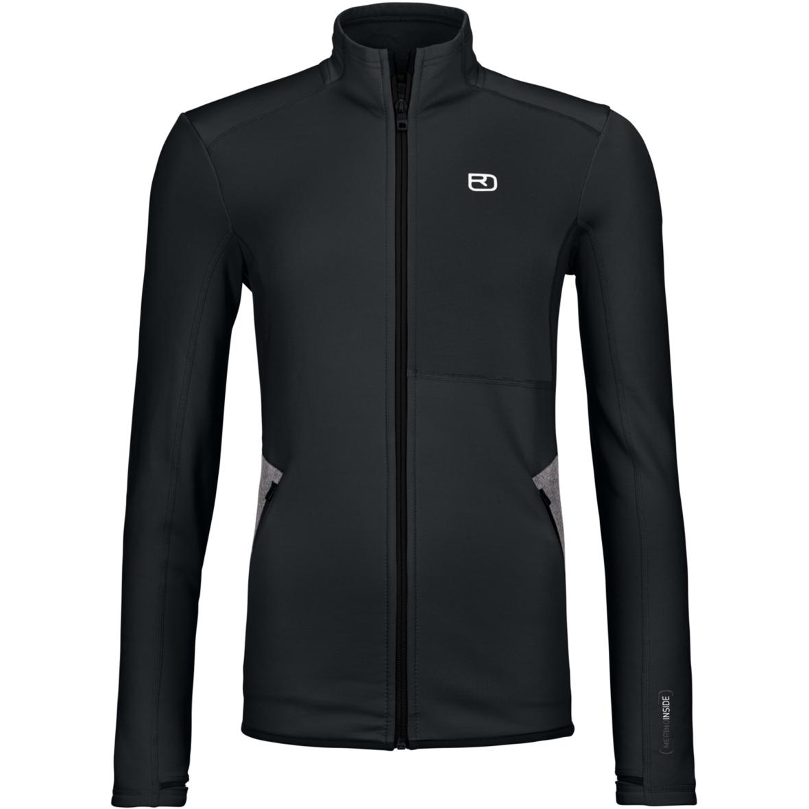 Fleece  Damen Fleecejacke Schwarz_O00855 | S