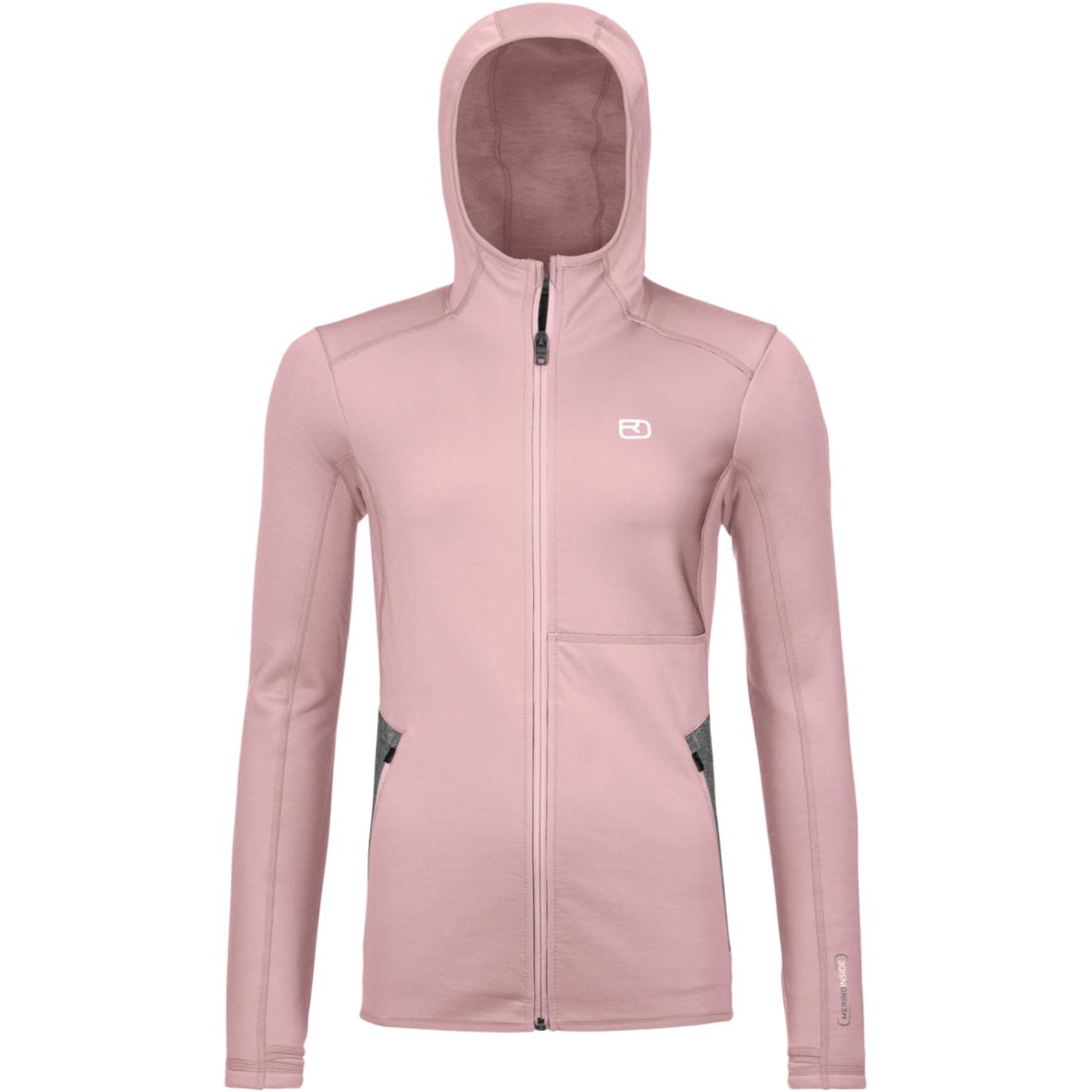 Fleece Hoody Damen Fleecejacke Rosa_O00260 | M