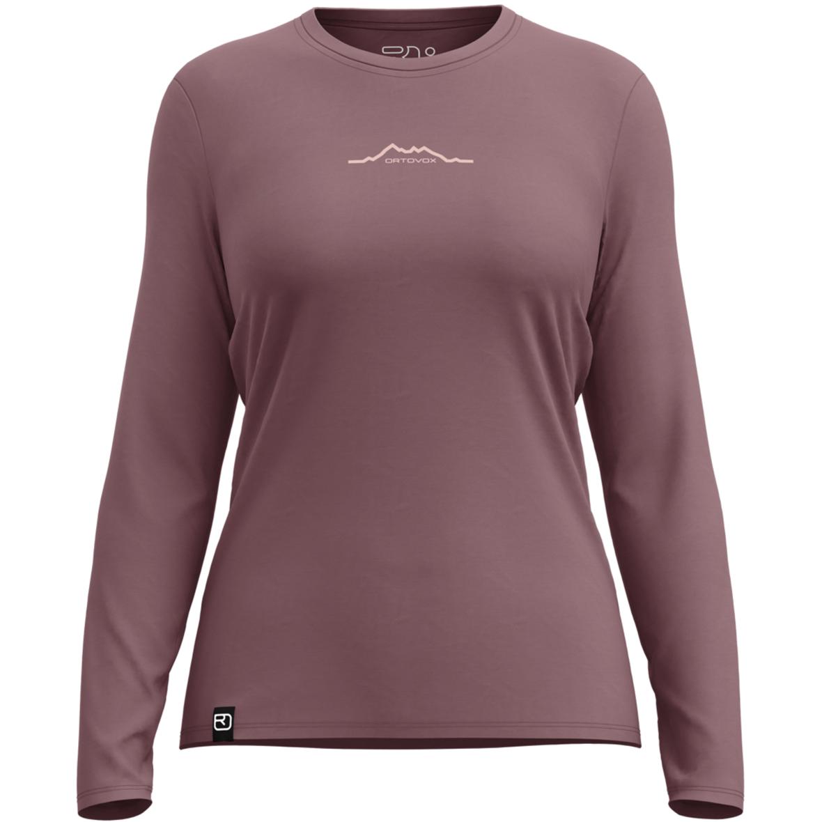 150 Cool Mountian  Damen Longsleeve Dunkelrot_O00176 | L