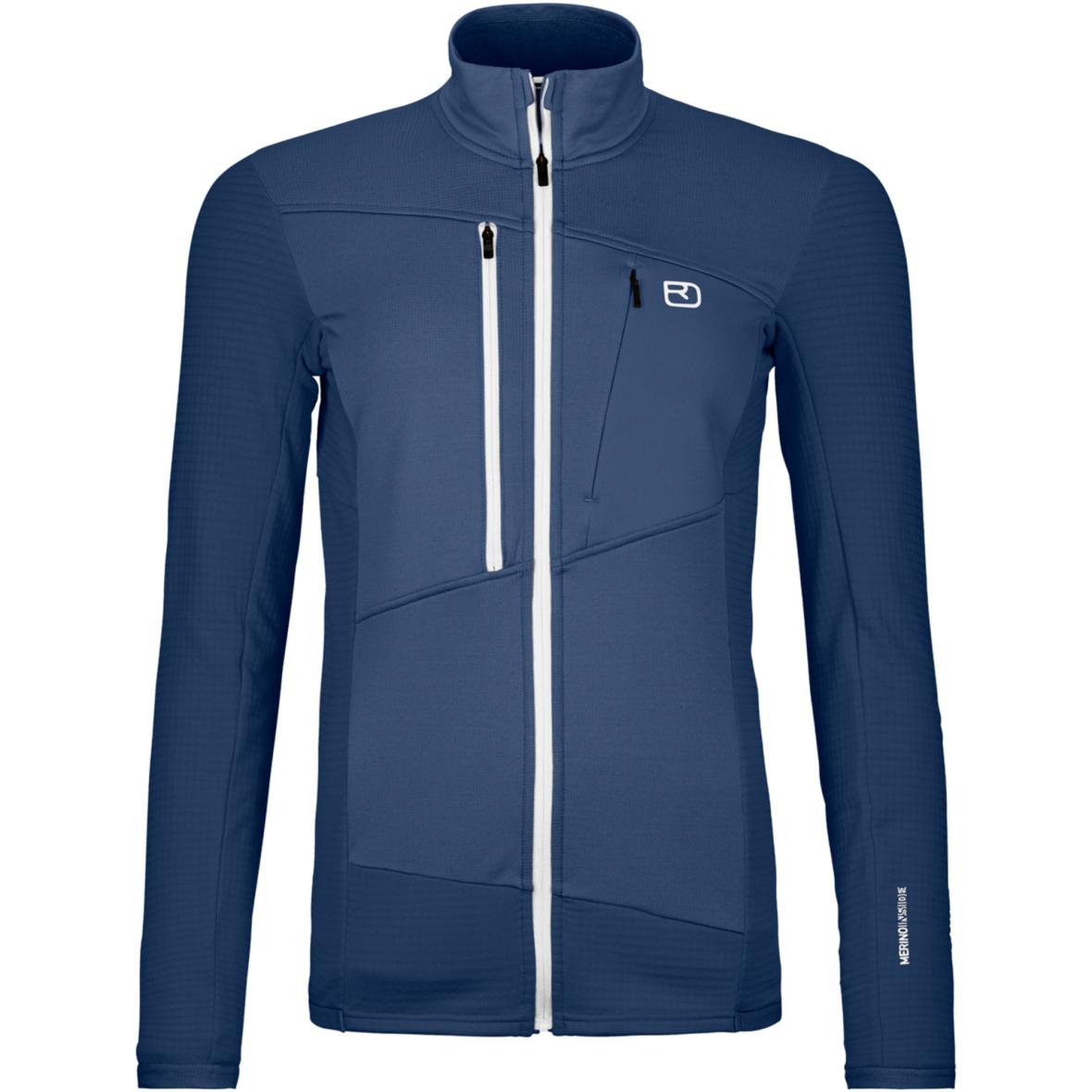 Fleece Grid  Damen Fleecejacke Blau_O00620 | L