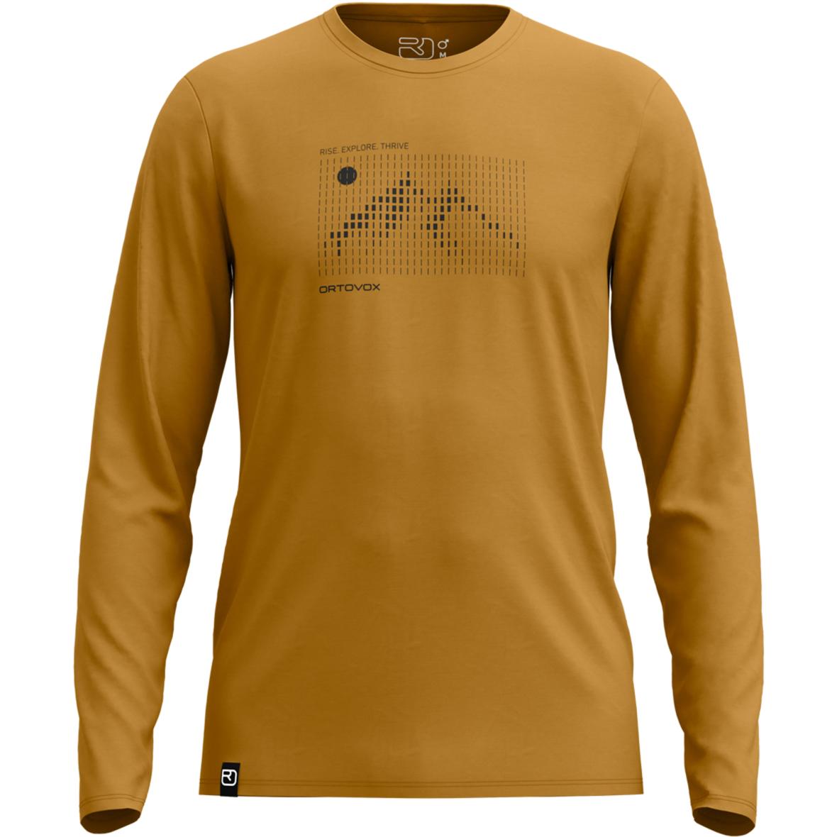 185 Merino Sunrise  Herren Longsleeve Braun_O00739 | M