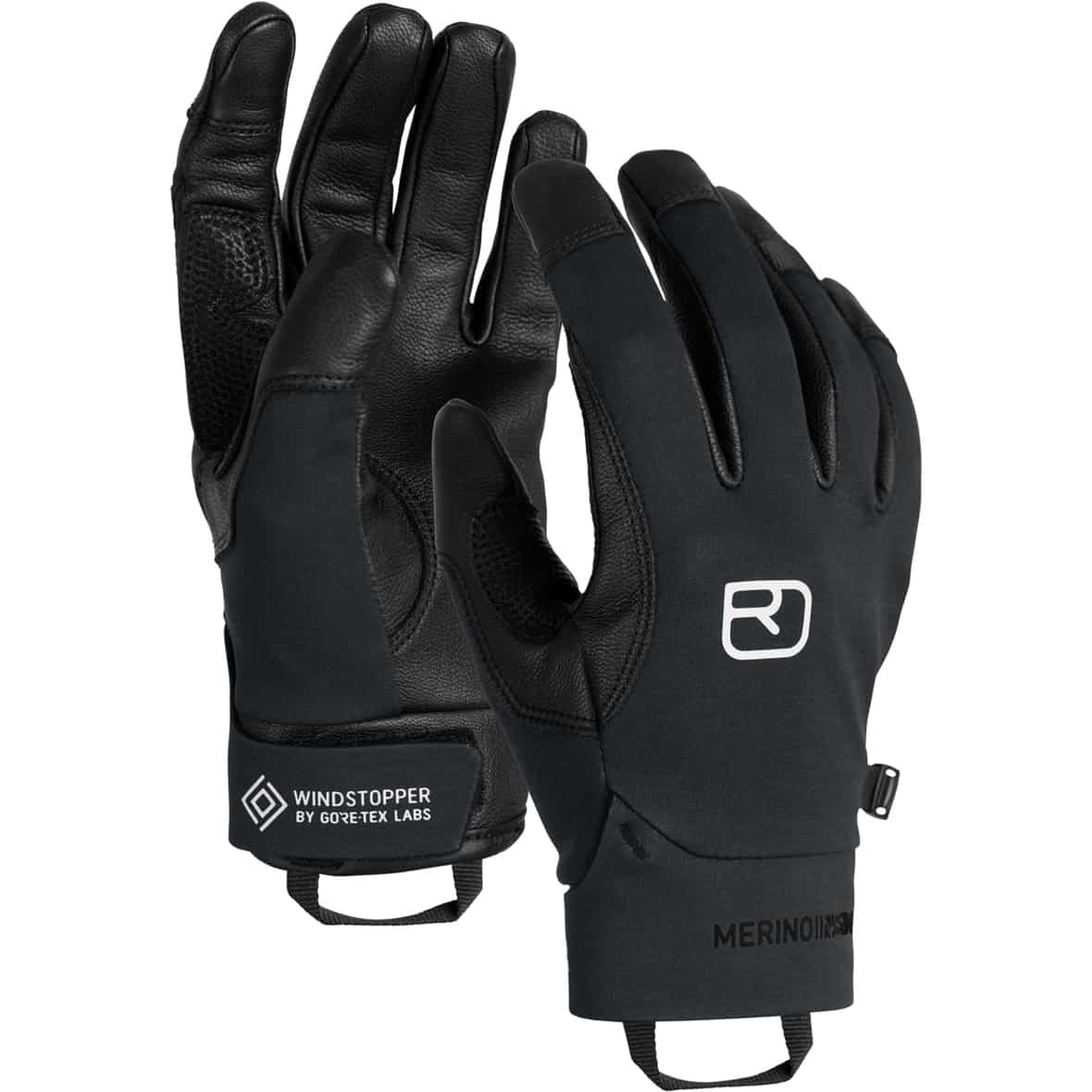 Ortler Tour Damen Fingerhandschuhe Schwarz_O00049 | S