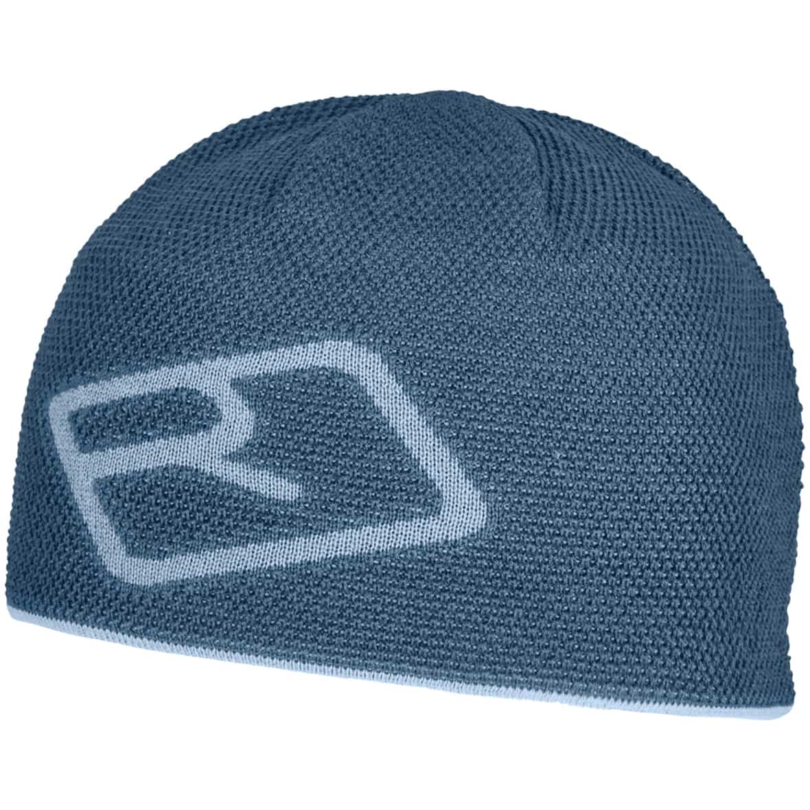 Merino Logo Mütze Blau_O00724 | one size