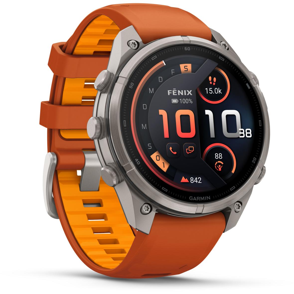 fenix 9 PRO – inReach 47mm Titan Sportuhr Orange_AUTUMN ORANGE/SPA | one size