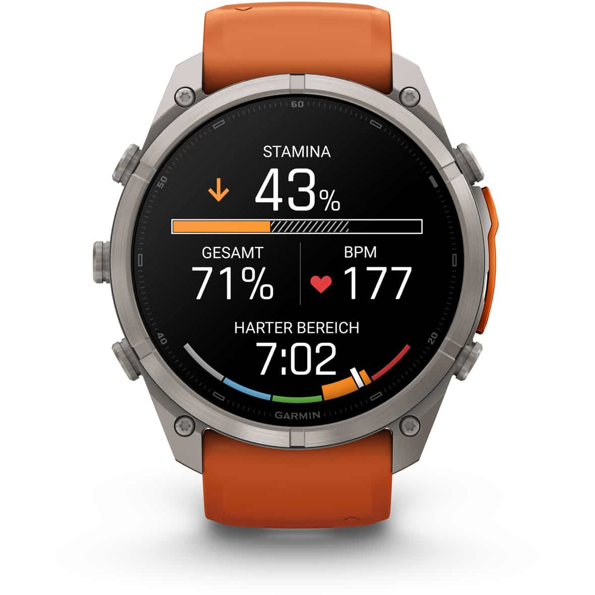 fenix 9 Pro – inReach 51mm Titan Sportuhr Orange_AUTUMN ORANGE/SPA | one size