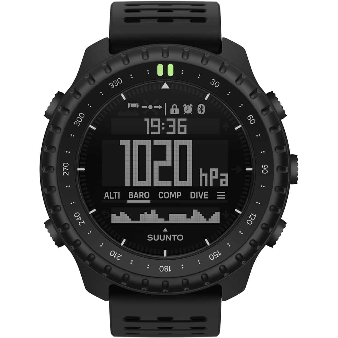 Core 2 Sportuhr Schwarz_ALL BLACK | one size