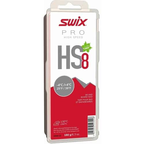Swix HS8 Red, -4°C/+4°C, 180g Wachs bei Sport Schuster München