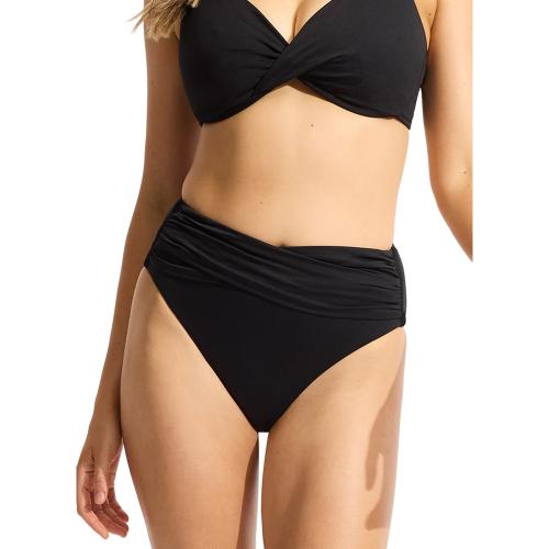 Seafolly High Waist Wrap Front  Damen Bikinihose bei Sport Schuster München