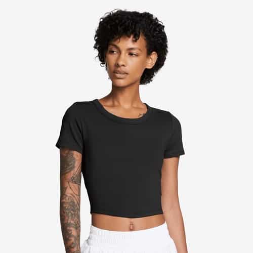 Nike One Fitted Dri-Fit Crop Damen T-Shirt bei Sport Schuster München