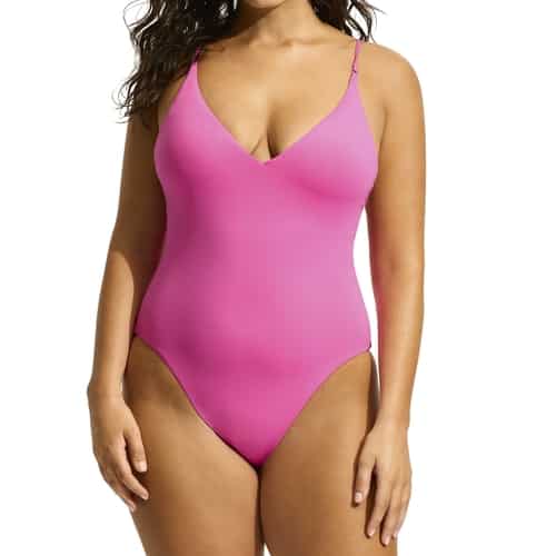 Seafolly V Neck One Piece bei Sport Schuster München