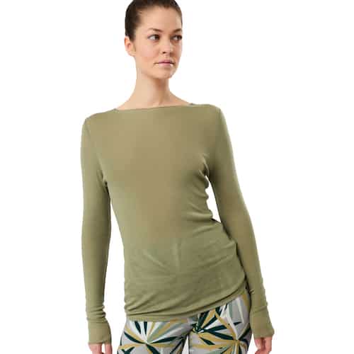 Mandala Crew Neck Wool Mix Damen Longsleeve bei Sport Schuster München