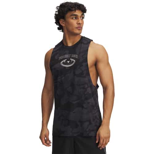 Under Armour Project Rock Camo Tank Herren T-Shirt bei Sport Schuster München