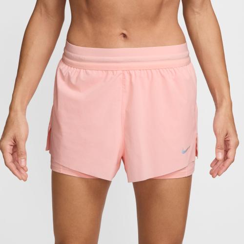 Nike Swift Dir-Fit Mid-Rise 2n1  Damen Laufshorts bei Sport Schuster München