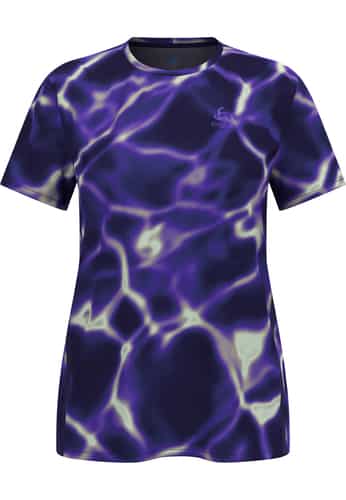 Odlo Zeroweight Chill Tec Print  Damen Laufshirt bei Sport Schuster München