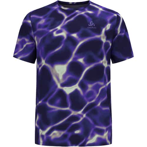 Odlo Zeroweight Chill-Tec Print Herren Laufshirt bei Sport Schuster München