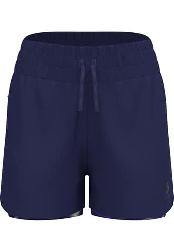Odlo Zeroweight 3 Inch Print 2-in-1 Damen Laufshorts bei Sport Schuster München